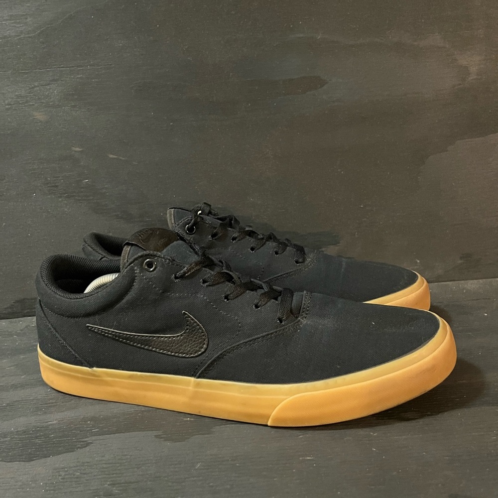 Nike Charge Canvas SB Mens Size 13 Black Gum Sneakers Shoes CD6279-004